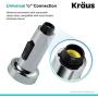 Kraus KFS-1CH Dual Function Kitchen Faucet Sprayer, Chrome