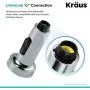 Kraus KFS-1CH Dual Function Kitchen Faucet Sprayer, Chrome Kraus KFS-1CH Dual Function Kitchen Faucet Sprayer, Chrome