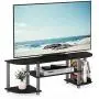 Furinno Turn-S-Tube Wide TV Entertainment Center, Black/Grey Furinno Turn-S-Tube Wide TV Entertainment Center, Black/Grey