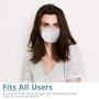 KN95 Face Mask 20Pcs, Included on FDA EUA List, 5 Layer Design Cup Dust Safety Masks, Breathable Protection Masks Against PM2.5 Dust Bulk for Adult, Men, Women, Indoor, Outdoor Use, White