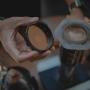 CAFE CONCETTO Filters for use in AeroPress Coffee Makers - Disc Fine & Superfine - Reusable - Premium Coated Stainless Steel (Rose Gold, Metal) - Brew Tips Included