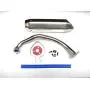NEW! High Performance Exhaust System Muffler for GY6 50cc-400cc 4 Stroke Scooters ATV Go Kart (Silver) NEW! High Performance Exhaust System Muffler for GY6 50cc-400cc 4 Stroke Scooters ATV Go Kart (Silver)