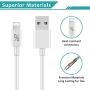 LUOSIKE iPhone Charger 10 ft Cable with Wall Plug (4 Pack), Dual USB Wall Charger Block with 2X10 Foot Long Charging Cord Compatible with iPhone 11/11 Pro/11 Pro Max/Xs/Xs Max/XR/X 8/7/6/6S Plus, iPad