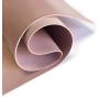Real Light Pink Leather Fabric: Glossy Genuine Sheepskin Upholstery Leather for Crafts and Sewing Material Leather Pieces for Designers (Pale Muave, 6x6In/ 15x15cm)
