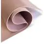 Real Light Pink Leather Fabric: Glossy Genuine Sheepskin Upholstery Leather for Crafts and Sewing Material Leather Pieces for Designers (Pale Muave, 6x6In/ 15x15cm)