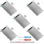 MMOBIEL Pack of 5 LCD Metal Back Plate Replacement Compatible with iPhone 6S Plus with Heat Shieldincl Screwdrivers