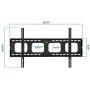 Mount-It! Large Tilting TV Wall Mount Bracket | 42 43 50 55 58 65 70 75 80 Inch | 220 Pound Capacity | VESA Compatible | Low Profile | Flat Screens