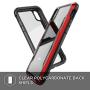 Raptic Shield, Compatible with Apple iPhone Xs Max (Formerly Defense Shield) Military Grade Drop Tested, Anodized Aluminum, TPU, Polycarbonate Protective Case for Apple iPhone Xs Max, Red