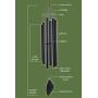 Music of the Spheres - Quartal Bass, Large Handcrafted Wind Chime, Precision Tuned, Weather-resistant Unique Outdoor Wind Chimes, 90''