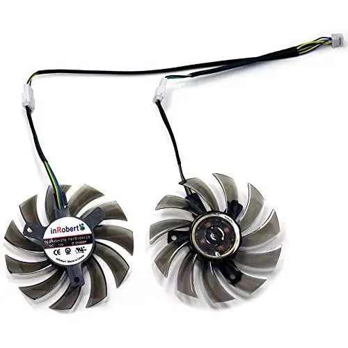 inRobert 75mm VGA Graphic Card Cooler Fan Replacement for Sapphire HD 6930 HD 7850 7870 ASUS GTX 570 760 770 Video Card inRobert 75mm VGA Graphic Card Cooler Fan Replacement for Sapphire HD 6930 HD 7850 7870 ASUS GTX 570 760 770 Video Card