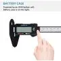 Digital Caliper, Adoric 0-6'' Calipers Measuring Tool - Electronic Micrometer Caliper with Large LCD Screen, Auto-Off Feature, Inch and Millimeter Conversion Digital Caliper, Adoric 0-6'' Calipers Measuring Tool - Electronic Micrometer Caliper with Large LCD Screen, Auto-Off Feature, Inch and Millimeter Conversion