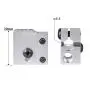 Onyehn 5 pcs/lot Volcano Eruption Heat Block Hot End for 1.75/3mm Filament Aluminium Extruder J-Head Heater Block fit for E3D Volvano Print Head Hot End Heating Block for 3D Printers Part