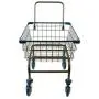 Cart&Supply Heavy Duty Household & Commercial Charcoal Grey Cart with U- Handle (Blue)