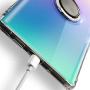 Galaxy Note 10+ Plus/5G Case, Anti Scratch Soft TPU Clear Case with 360 Degree Rotation Button Bounce Finger Ring Kickstand [Work with Magnetic Car Mount] for Samsung Galaxy Note 10+ Plus,Clear