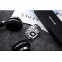 ARTCHE Smartwatch Band Compatible with Apple Watch 42mm 44mm, Premium Stainless Steel Replacement Strap Metal Sports Wristband Link Belt for iWatch Series 5/4/3/2/1, Silver