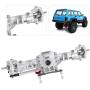 VGEBY Front Axle, Metal CNC Remote Control Front Axle RC Model Crawler Car Parts Fit for Scx10 II 90046 90047 1/10 Crawler RC Car Accessory(Silver)