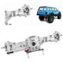 VGEBY Front Axle, Metal CNC Remote Control Front Axle RC Model Crawler Car Parts Fit for Scx10 II 90046 90047 1/10 Crawler RC Car Accessory(Silver) VGEBY Front Axle, Metal CNC Remote Control Front Axle RC Model Crawler Car Parts Fit for Scx10 II 90046 90047 1/10 Crawler RC Car Accessory(Silver)