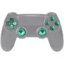 eXtremeRate Green Metal Buttons for Playstation 4 Controller, Aluminum Analog Thumbsticks & Bullet Buttons & D-pad Replacements Kits for PS4 Slim Pro Controller