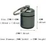 FAYALA Waterproof Aluminum Pill Case Box Aluminum Pill Container Metal Pill Box Case (Blue and Gray) FAYALA Waterproof Aluminum Pill Case Box Aluminum Pill Container Metal Pill Box Case (Blue and Gray)