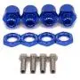 4-Pack 12mm to 17mm Extension Wheel Hex Hub Driver Adapter M12 to M17 Metal Conversion Parts for 1/10 RC Model Car HSP (Navy Blue) 4-Pack 12mm to 17mm Extension Wheel Hex Hub Driver Adapter M12 to M17 Metal Conversion Parts for 1/10 RC Model Car HSP (Navy Blue)