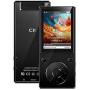 DeeFec 16GB Bluetooth4.1 MP3 Music Player Built-in Speaker with 2.4inch HD Screen, FM Radio, Voice Recorder Functions Metal Body, Support SD Card up to 128GB - Black