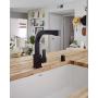 Pfister LG534-LPMB Arkitek Kitchen Faucet With Pull-Out Sprayhead, 1/2 Inches, Matte Black