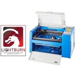 Orion Motor Tech 50W CO2 Laser Engraver Cutter 12 x 20 Inch Work Table, Laser Engraving CNC Machine with Rotary Axis, Ruida Control RDWorks V8, USB Port, LightBurn Software for Windows Mac OS Linux