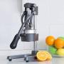 CO-Z Commercial Grade Citrus Juicer Professional Hand Press Manual Fruit Juicer Orange Juice Squeezer for Lemon Lime Pomegranate (Gray Cast Iron/Stainless Steel)