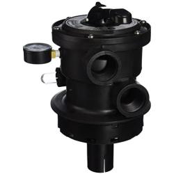 Hayward SP0714T VariFlo Top-Mount Multiport Valve, Black