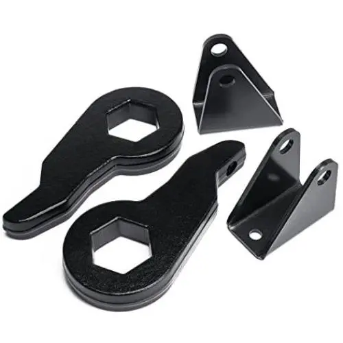 Heavy Metal Suspensions - Fits 2000-2010 Chevy Silverado and GMC Sierra 1500HD 2500HD 3500HD Adjustable 1 to 3 Inch Front Carbon Steel Torsion Keys and Shock Extenders Lift Kit Heavy Metal Suspensions - Fits 2000-2010 Chevy Silverado and GMC Sierra 1500HD 2500HD 3500HD Adjustable 1 to 3 Inch Front Carbon Steel Torsion Keys and Shock Extenders Lift Kit