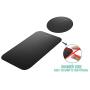 Metal Plates for Magnetic Car Mount,Nekteck Replacement Metal Plates with Strong Adhesive for Magnetic Air Vent Phone Car Mount Holder,GPS Holder, 4 Rectangulars and 4 Rounds, 8 Pack, Black