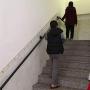 Wall Handrail 10ft Section for Stairs Steps -Dark Iron-Easy Install for Outdoor Indoor Stairs Porch Deck Hand Rail (Black)