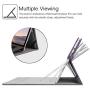 Fintie Case for New Microsoft Surface Pro 7 / Pro 6 / Pro 5 / Pro 4 / Pro 3 12.3 Inch Tablet - Multiple Angle Viewing Portfolio Business Cover, Compatible with Type Cover Keyboard (Purple)