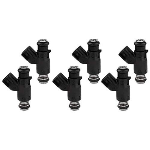 Fuel Injectors ECCPP 6pcs High Performance 4 Hole Fuel Injector Parts Fit for Hyundai Azera/Entourage/Genesis/Santa Fe/Sonata/Hyundai Veracruz,Kia Amanti/Sedona/Sorento 35310-3C000