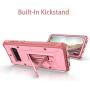 ArmadilloTek Vanguard Designed for Samsung Galaxy S10 Plus Case (2019 Release) Military Grade Full-Body Rugged with Kickstand Without Built-in Screen Protector (Pink)