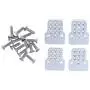 Prettyia Metal Spare Parts Shock Absorber Mounting Plate for 1/16 WPL C24 C14 Prettyia Metal Spare Parts Shock Absorber Mounting Plate for 1/16 WPL C24 C14