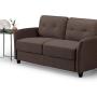 ZINUS Ricardo Loveseat Sofa / Tufted Cushions / Easy, Tool-Free Assembly, Chestnut Brown