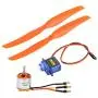 A2217 1250KV Brushless Motor+with 40A ESC Set SG90 9G Micro Servo 8060 Propeller for RC Plane RC Airplane Parts RC Airplane Accessories (#1)