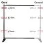 T-SIGN 5x7 - 8x10 ft Heavy Duty Backdrop Banner Stand, Thicker Professional Large Telescopic Display Step and Repeat Stand for Photography, 1 Carry Bag T-SIGN 5x7 - 8x10 ft Heavy Duty Backdrop Banner Stand, Thicker Professional Large Telescopic Display Step and Repeat Stand for Photography, 1 Carry Bag