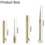 5 Pieces Portable Titanium Toothpick Pocket Toothpick with Metal Toothpick Holder for Outdoor Camping and Picnic 5 Pieces Portable Titanium Toothpick Pocket Toothpick with Metal Toothpick Holder for Outdoor Camping and Picnic
