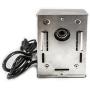 OneGrill 4PM08 Heavy Duty Stainless Steel Grill Rotisserie Motor - Electric 27 Watt 110/120 Volt - 200 in./lbs. Stall Torque - 5/16 Inch Square Drive - All Metal Commercial Grade Geartrain