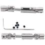 Metal Driving Shaft Upgrade Part Crawler Car Metal Driving Shaft Upgrade Part Bottom WPL 1-16-1-24 Truck RC Crawler Car(Silver)