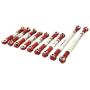 YU-NIYUT 9pcs/Set Metal Steering Tie Rod Kit DIY Modified Upgrade Accessories, 1/12 RC Rock Crawler Car for WLtoys 12428 12429 12423 FY01 FY03, DIY RC Vehicle Modification Fun for Adults and Kids