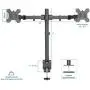 VIVO Dual LCD Monitor Desk Mount Stand Heavy Duty Fully Adjustable fits 2 /Two Screens up to 27'' (STAND-V002)