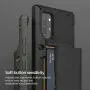 VRS Design Damda Glide Pro for Galaxy Note 10 Plus, with [4 Cards] [Semi-Auto] Premium Sturdy Credit Card Slot Wallet for Samsung Galaxy Note 10 Plus 5G Case 6.8 inch(2019)
