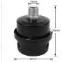 BBT Air Compressor Intake Filter, 2 Pcs 16mm Thread Metal oil-less Air Compressor Air Filter Silencer Noise Muffler (3/8 PT 16mm) (2 Pcs) BBT Air Compressor Intake Filter, 2 Pcs 16mm Thread Metal oil-less Air Compressor Air Filter Silencer Noise Muffler (3/8 PT 16mm) (2 Pcs)