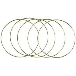 Darice Metal Ring Gold 10 inches (6-Pack) 17158
