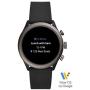 Fossil Mens Sport Metal and Silicone Touchscreen Smartwatch with Heart Rate, GPS, NFC, and Smartphone Notifications