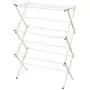 STORAGE MANIAC XL Foldable Clothes Drying Rack, 3-Tier 41 Inch Height, Laundry Rack with Rustproof Coating, White STORAGE MANIAC XL Foldable Clothes Drying Rack, 3-Tier 41 Inch Height, Laundry Rack with Rustproof Coating, White