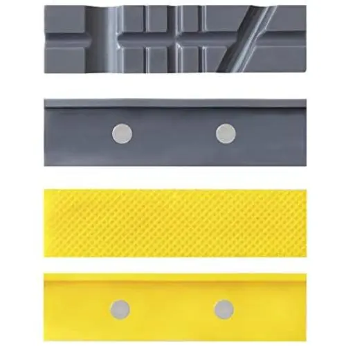JCL Soft Vise Jaws | 4 inch vice jaws (2 pack), including 1 set grooved and 1 set flat | Use on any Metal Bench Vise to safely clamp flat, round or irregular shapes objects JCL Soft Vise Jaws | 4 inch vice jaws (2 pack), including 1 set grooved and 1 set flat | Use on any Metal Bench Vise to safely clamp flat, round or irregular shapes objects